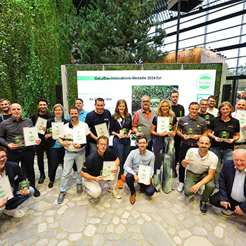 Die Gewinnerinnen und Gewinner der GaLa-Bau Innovationsmedaille 2024